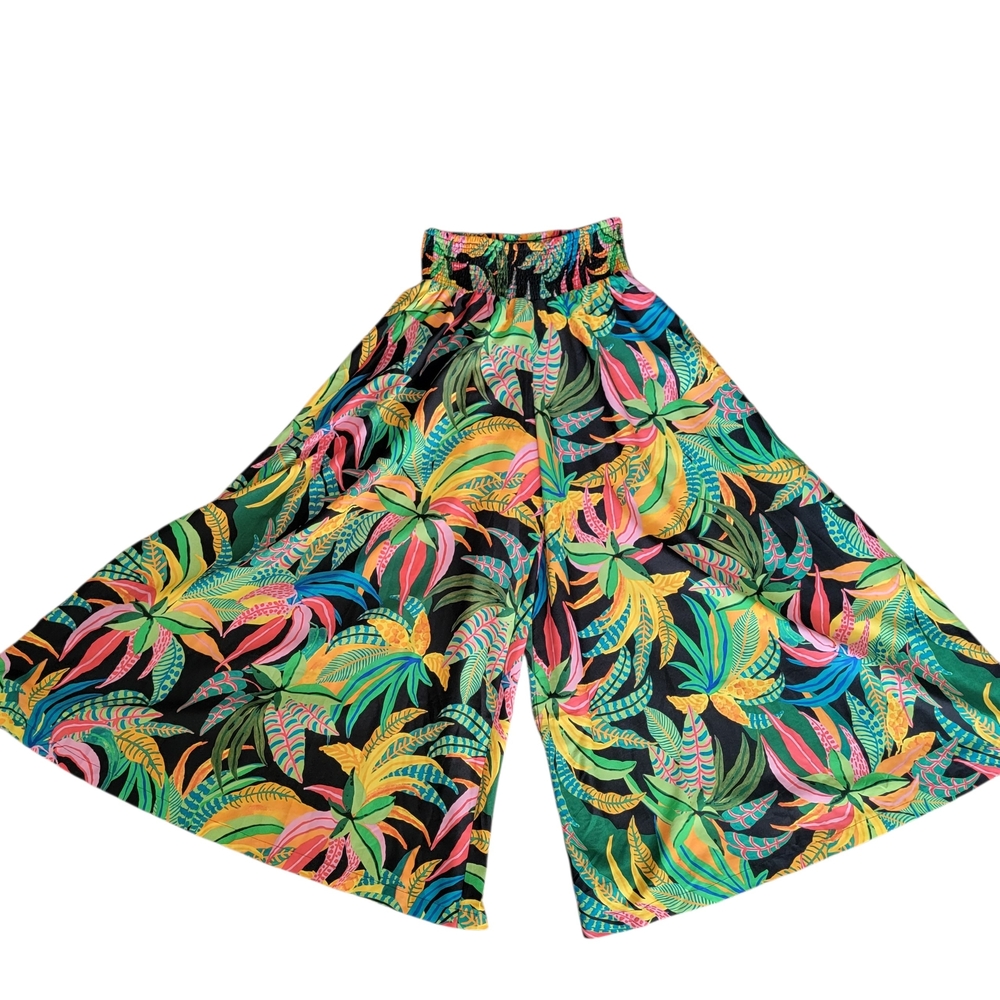 Live 4 Truth Colorful Tropical Wide-Leg Pants
